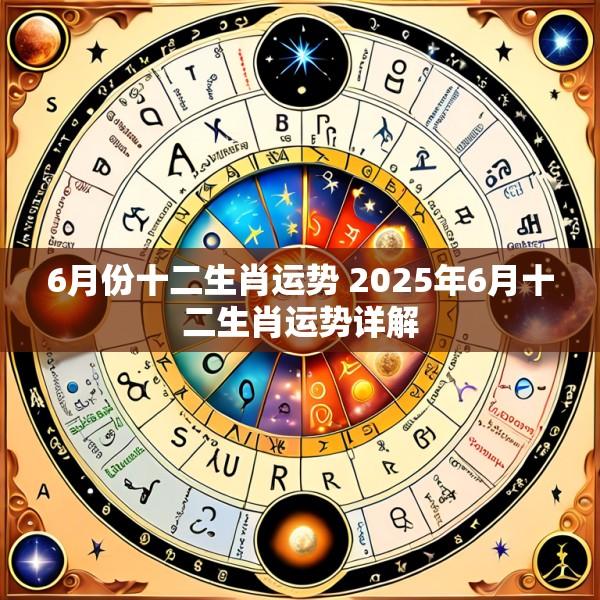 6月份十二生肖运势 2025年6月十二生肖运势详解