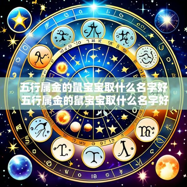 五行属金的鼠宝宝取什么名字好 五行属金的鼠宝宝取什么名字好男孩