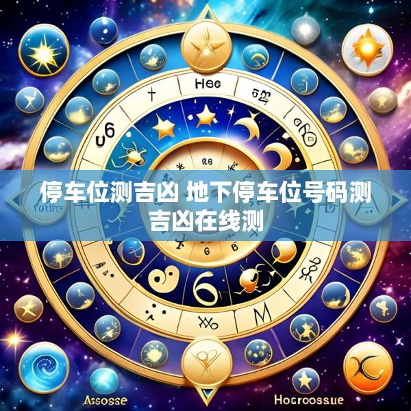 停车位测吉凶 地下停车位号码测吉凶在线测