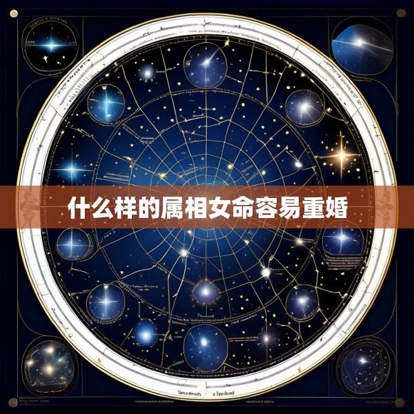 什么样的属相女命容易重婚