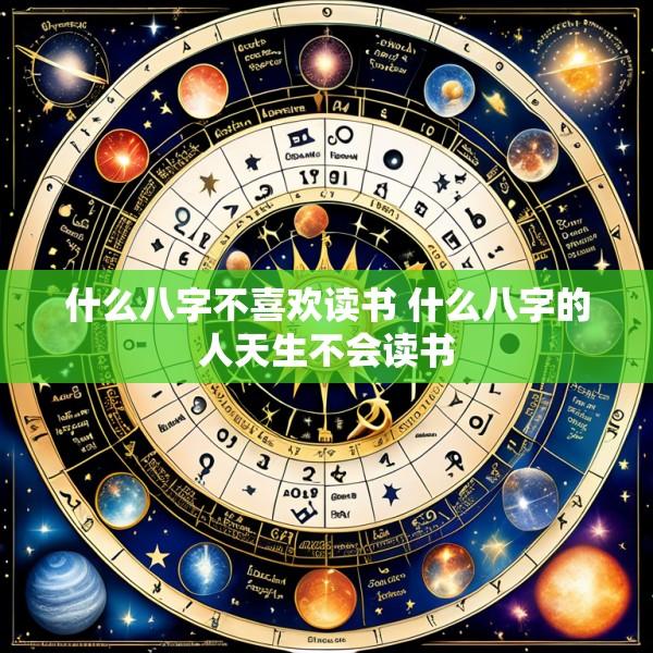 什么八字不喜欢读书 什么八字的人天生不会读书