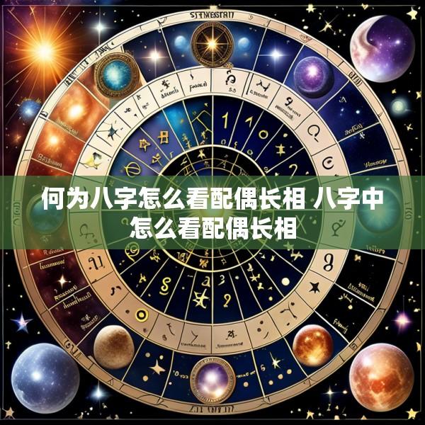 何为八字怎么看配偶长相 八字中怎么看配偶长相