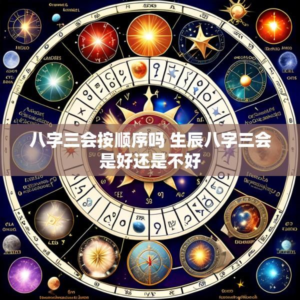 八字三会按顺序吗 生辰八字三会是好还是不好