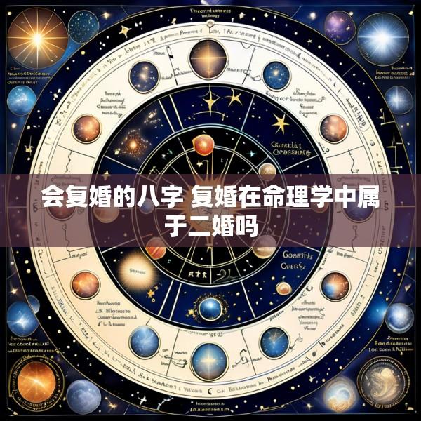 会复婚的八字 复婚在命理学中属于二婚吗