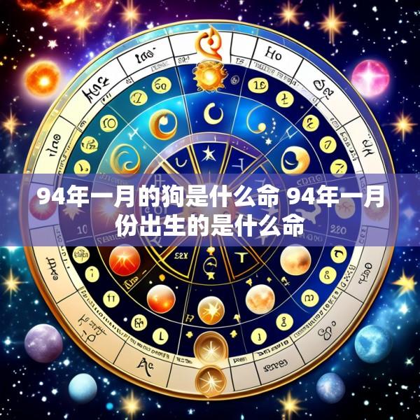 94年一月的狗是什么命 94年一月份出生的是什么命