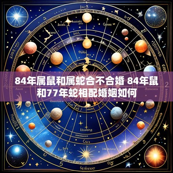 84年属鼠和属蛇合不合婚 84年鼠和77年蛇相配婚姻如何