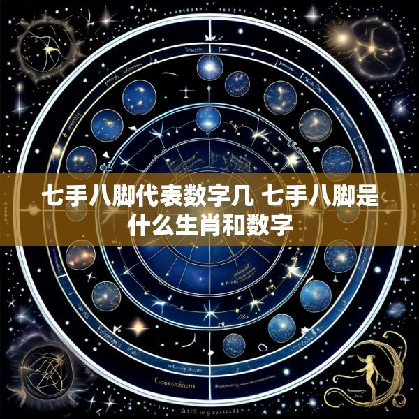 七手八脚代表数字几 七手八脚是什么生肖和数字
