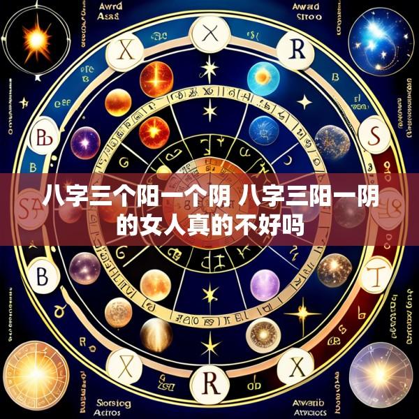 八字三个阳一个阴 八字三阳一阴的女人真的不好吗