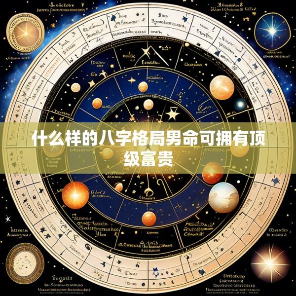 什么样的八字格局男命可拥有顶级富贵