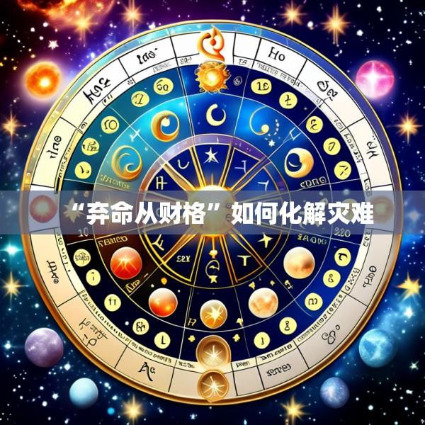 “弃命从财格”如何化解灾难