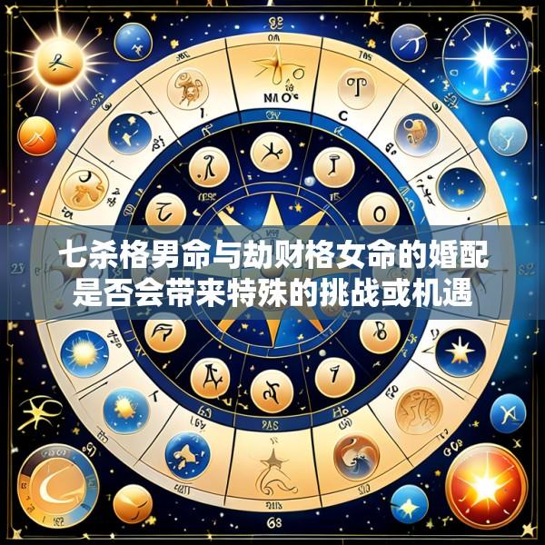 七杀格男命与劫财格女命的婚配是否会带来特殊的挑战或机遇