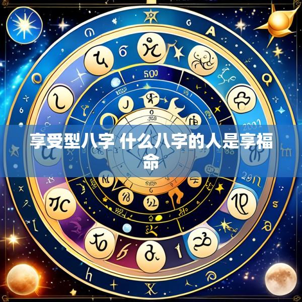 享受型八字 什么八字的人是享福命