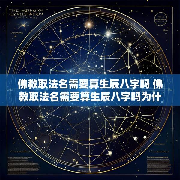 佛教取法名需要算生辰八字吗 佛教取法名需要算生辰八字吗为什么