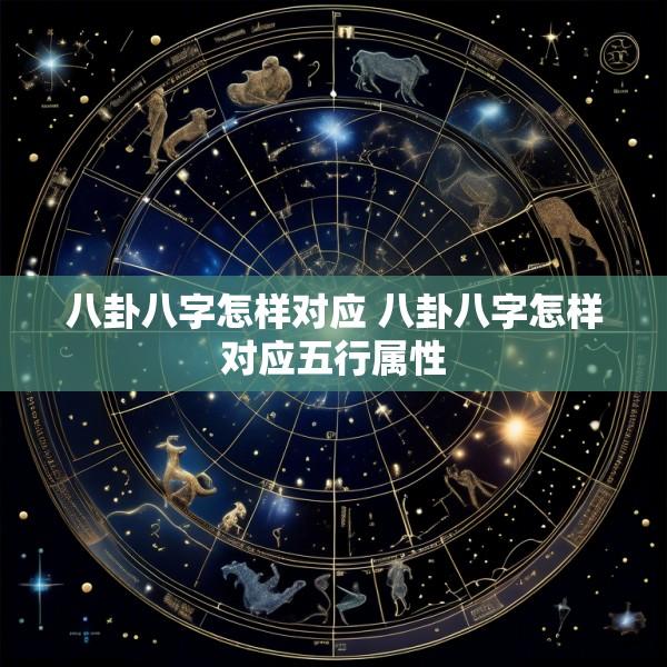 八卦八字怎样对应 八卦八字怎样对应五行属性