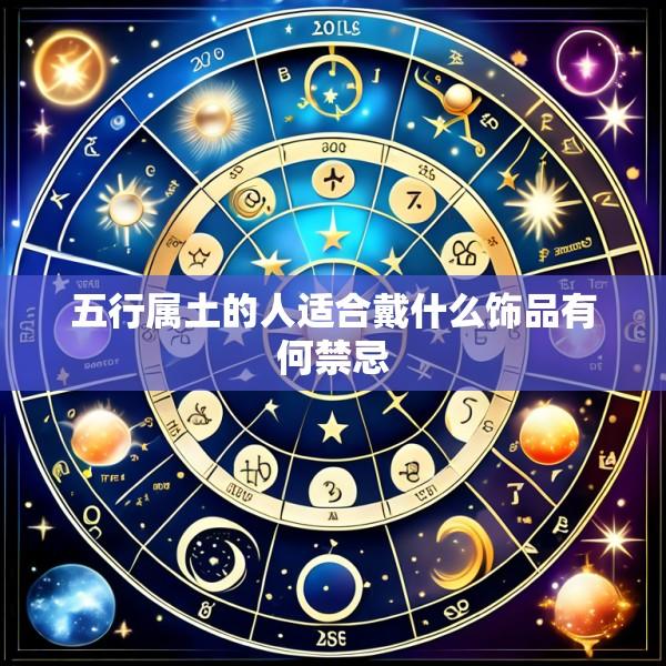 五行属土的人适合戴什么饰品有何禁忌