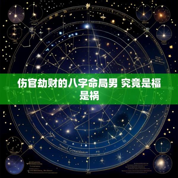 伤官劫财的八字命局男 究竟是福是祸