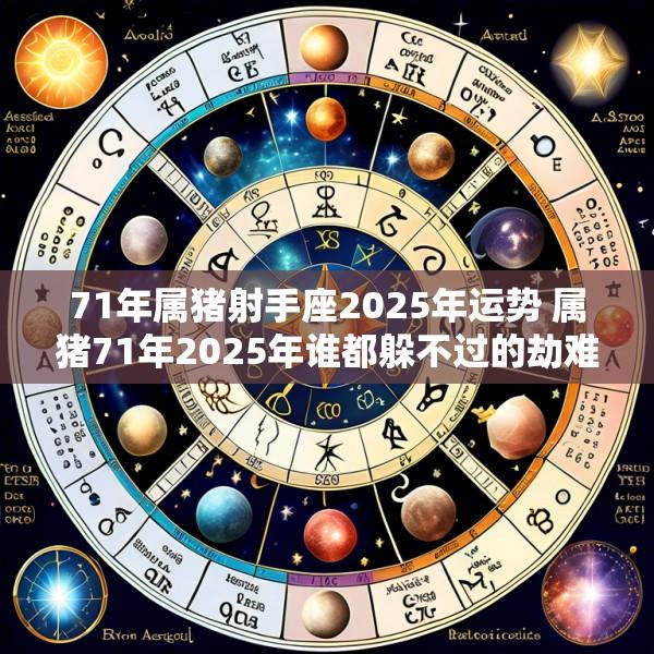 71年属猪射手座2025年运势 属猪71年2025年谁都躲不过的劫难