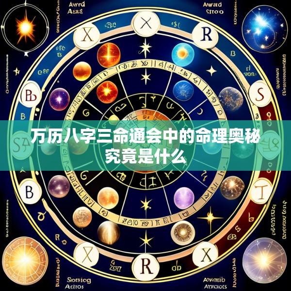 万历八字三命通会中的命理奥秘究竟是什么