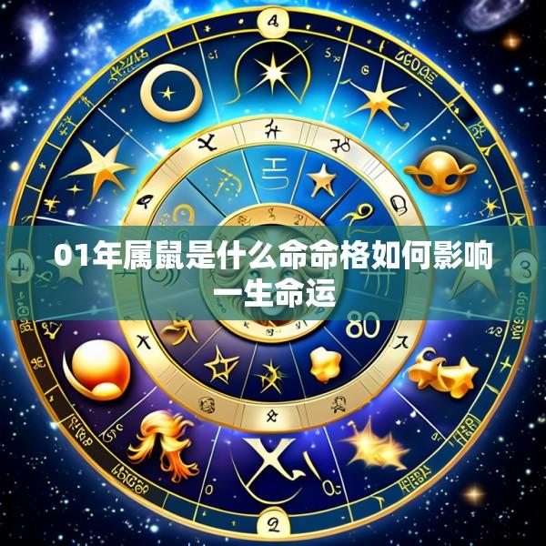 01年属鼠是什么命命格如何影响一生命运