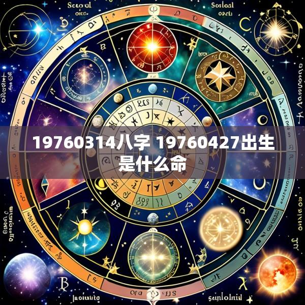 19760314八字 19760427出生是什么命