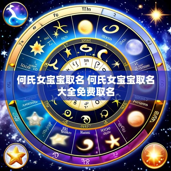 何氏女宝宝取名 何氏女宝宝取名大全免费取名