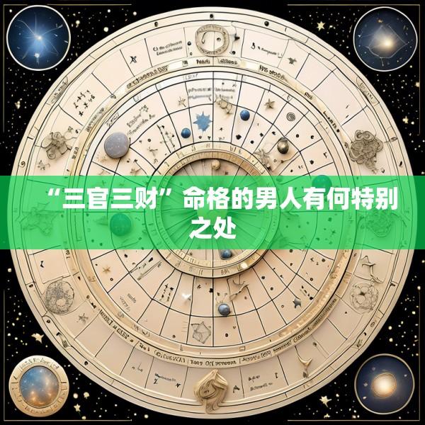 “三官三财”命格的男人有何特别之处