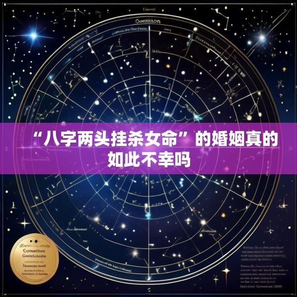 “八字两头挂杀女命”的婚姻真的如此不幸吗