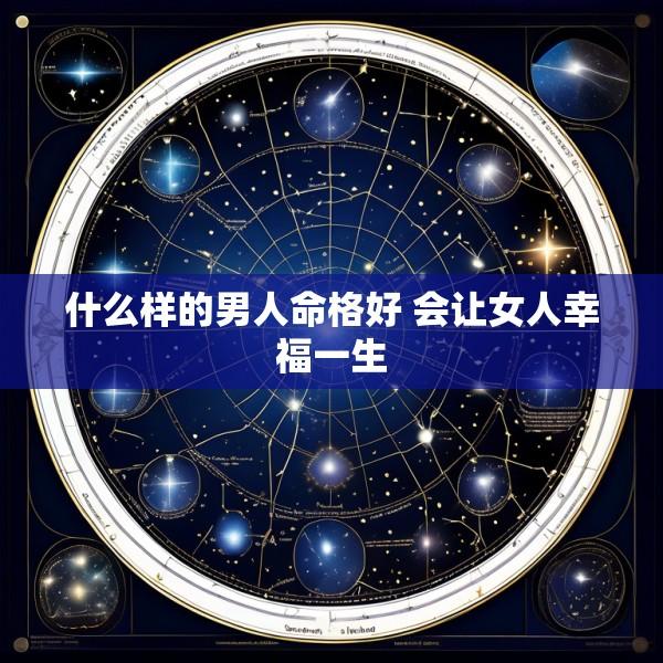 什么样的男人命格好 会让女人幸福一生