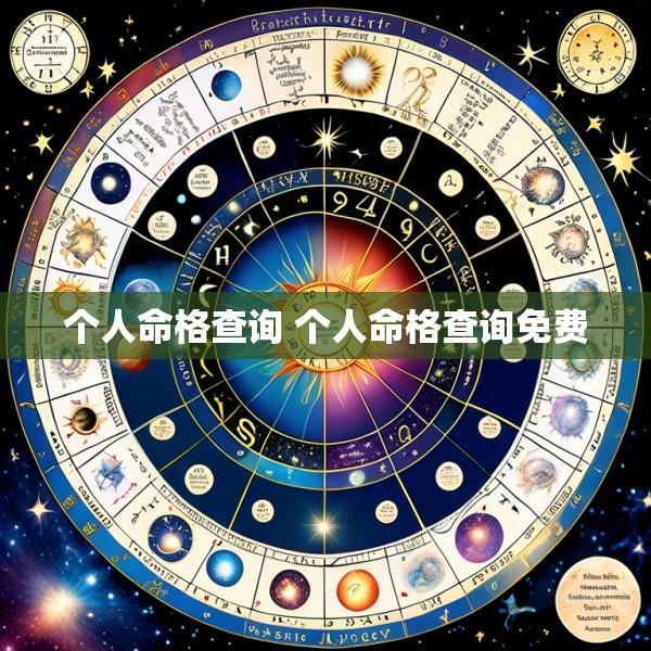 个人命格查询 个人命格查询免费