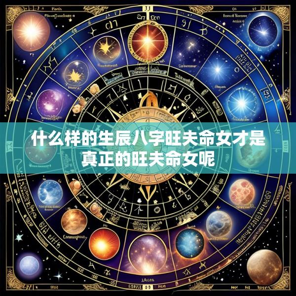 什么样的生辰八字旺夫命女才是真正的旺夫命女呢
