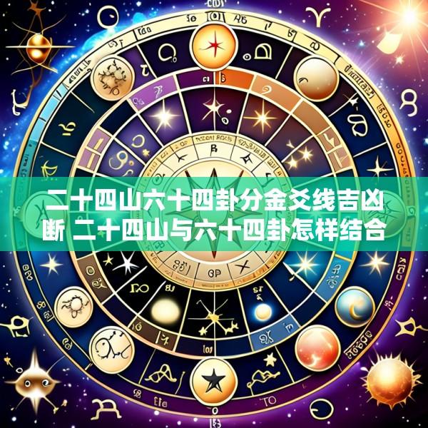 二十四山六十四卦分金爻线吉凶断 二十四山与六十四卦怎样结合使用