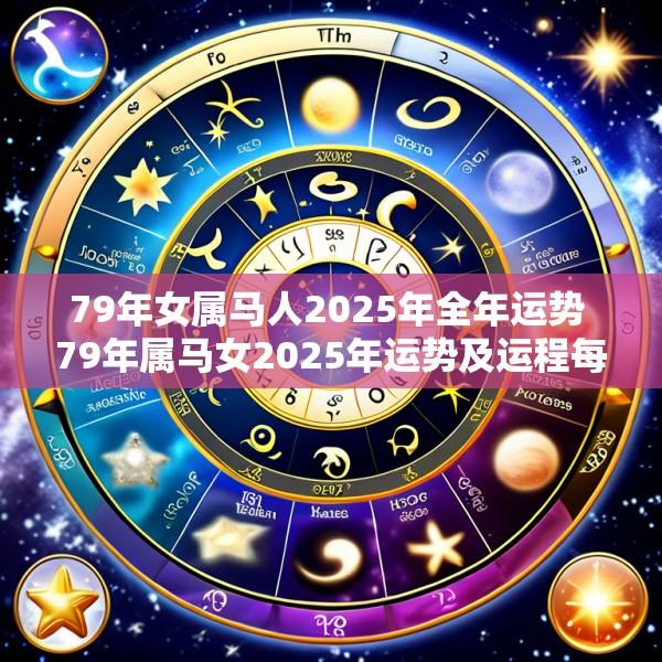79年女属马人2025年全年运势 79年属马女2025年运势及运程每月运程五月运气