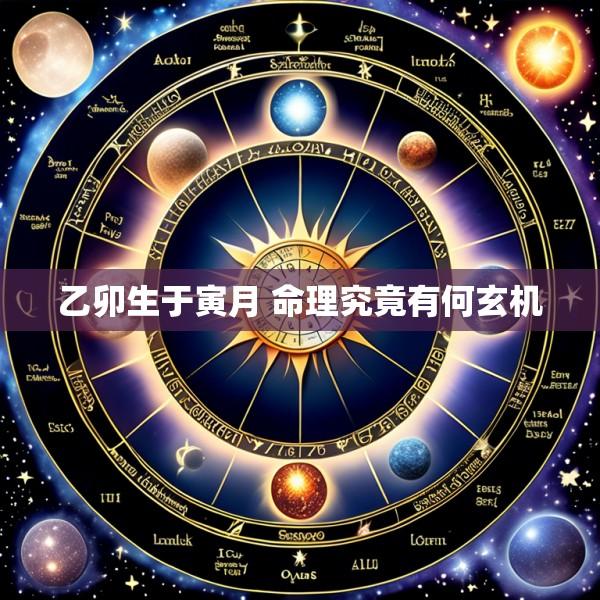 乙卯生于寅月 命理究竟有何玄机
