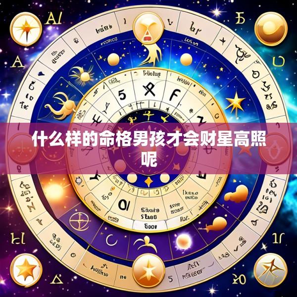 什么样的命格男孩才会财星高照呢