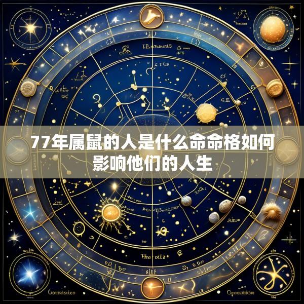 77年属鼠的人是什么命命格如何影响他们的人生
