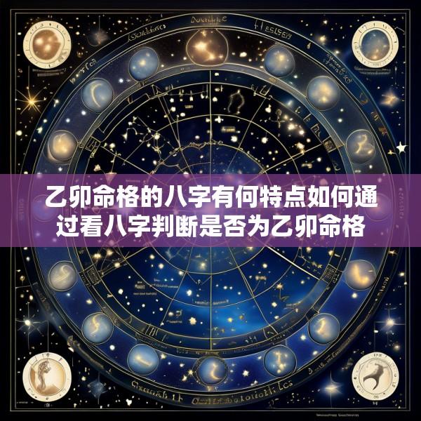 乙卯命格的八字有何特点如何通过看八字判断是否为乙卯命格