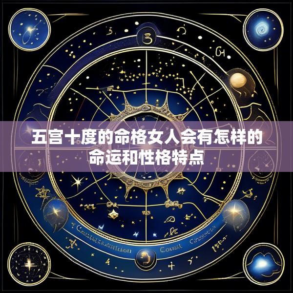 五宫十度的命格女人会有怎样的命运和性格特点