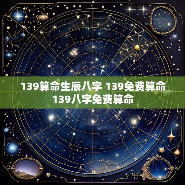 139算命生辰八字 139免费算命139八字免费算命