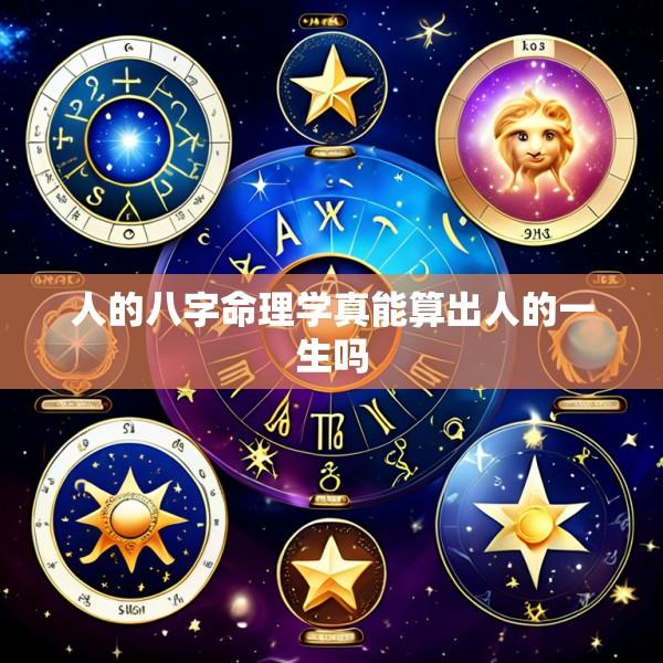 人的八字命理学真能算出人的一生吗