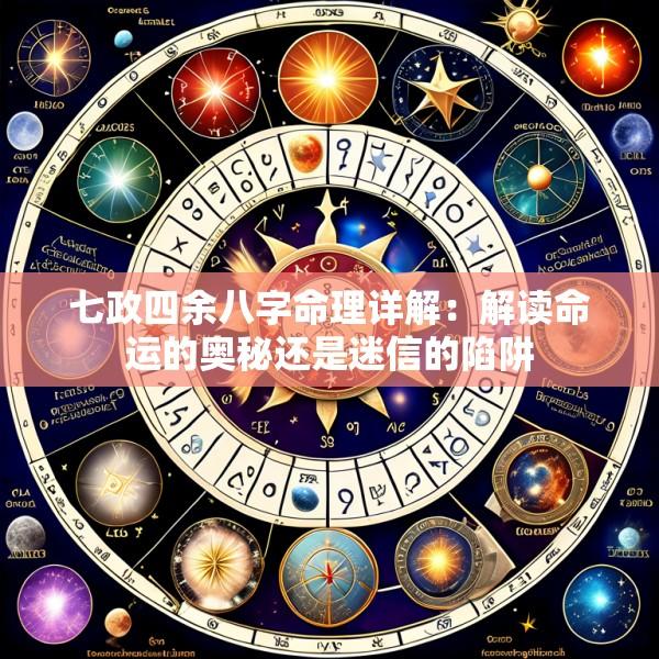 七政四余八字命理详解：解读命运的奥秘还是迷信的陷阱
