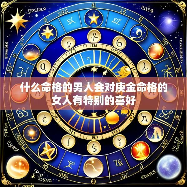 什么命格的男人会对庚金命格的女人有特别的喜好