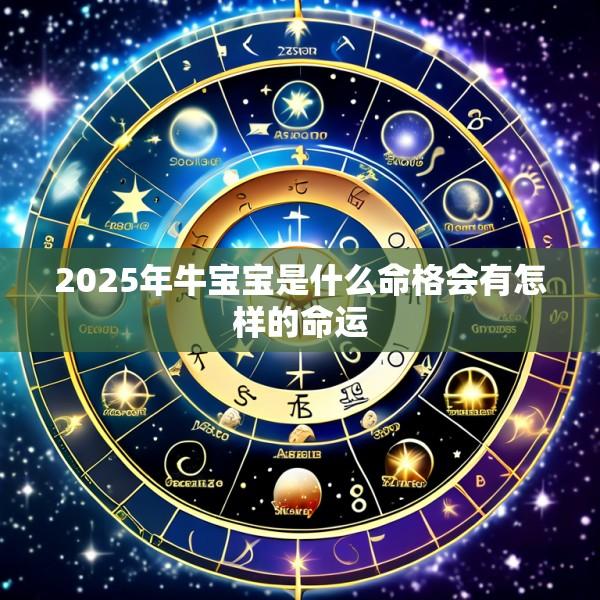2025年牛宝宝是什么命格会有怎样的命运
