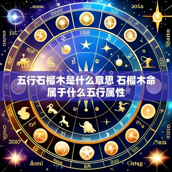 五行石榴木是什么意思 石榴木命属于什么五行属性