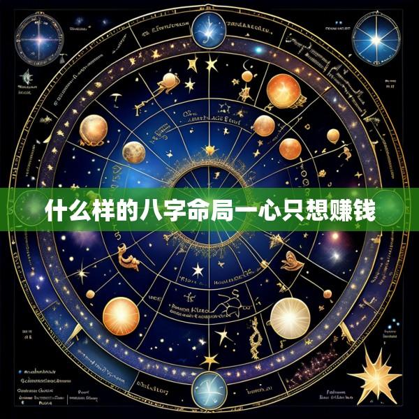 什么样的八字命局一心只想赚钱