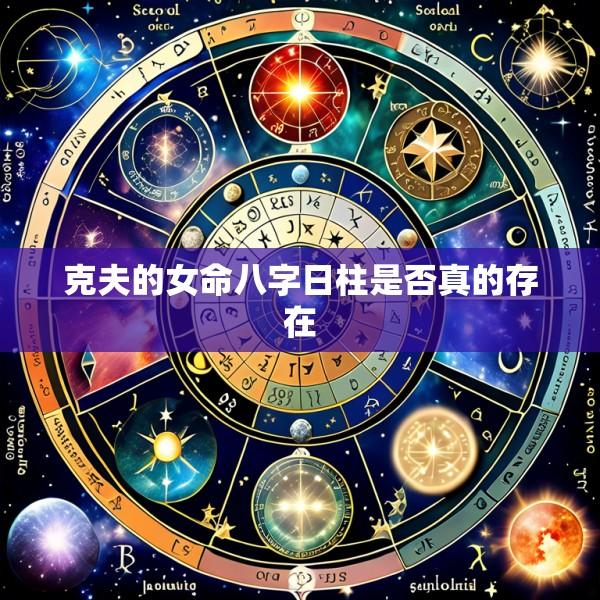 克夫的女命八字日柱是否真的存在