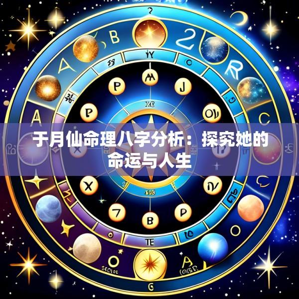 于月仙命理八字分析：探究她的命运与人生