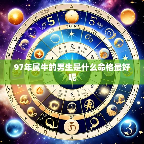 97年属牛的男生是什么命格最好呢
