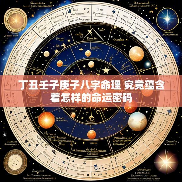 丁丑壬子庚子八字命理 究竟蕴含着怎样的命运密码