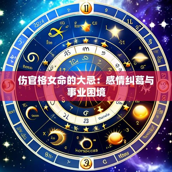 伤官格女命的大忌：感情纠葛与事业困境