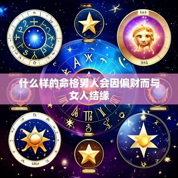 什么样的命格男人会因偏财而与女人结缘